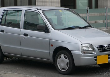 Lusterko lewe ręczne wewnętrznie regulowane Suzuki Alto IV